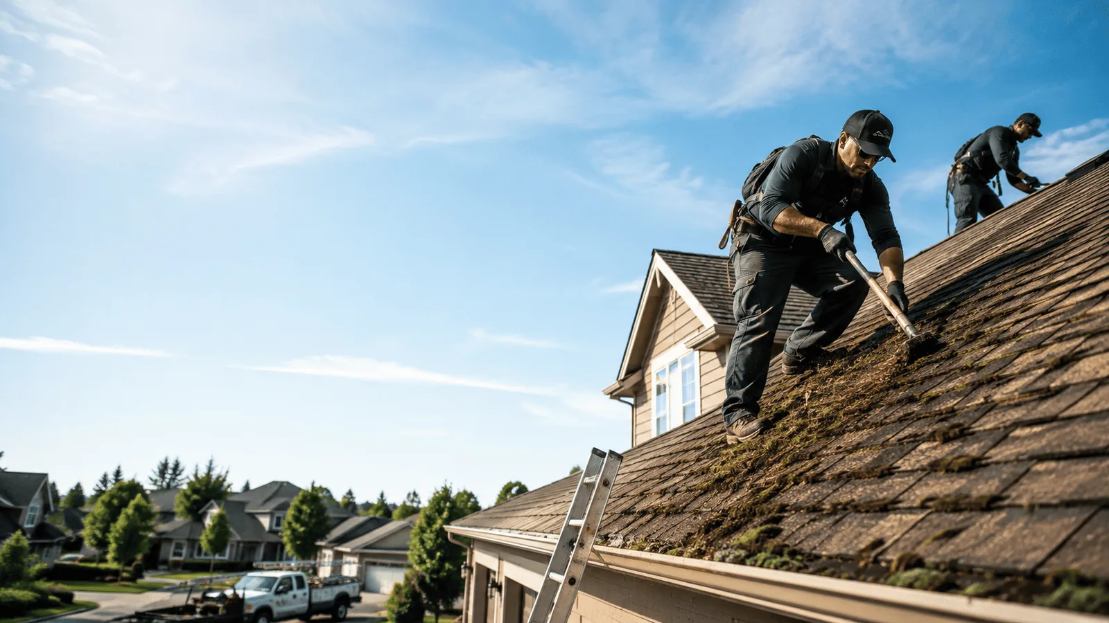 Roof Moss Removal in Farmer, OH near me